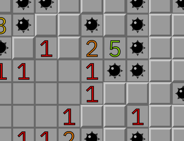 Screenshot of Minesweeper